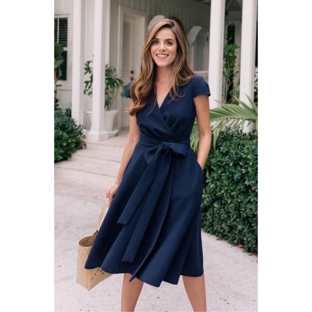 Gal Meets Glam Justine Wrap Dress
